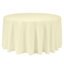 90R White Round Table Taptete Wedding Tablecloth